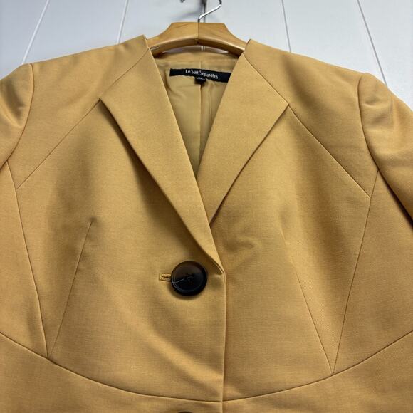 Le Suit Petite Womens Classic Corpcore Career Blazer Jacket 6P Professional NWT - Picture 8 of 10